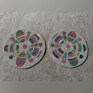 Easter beaded placemats